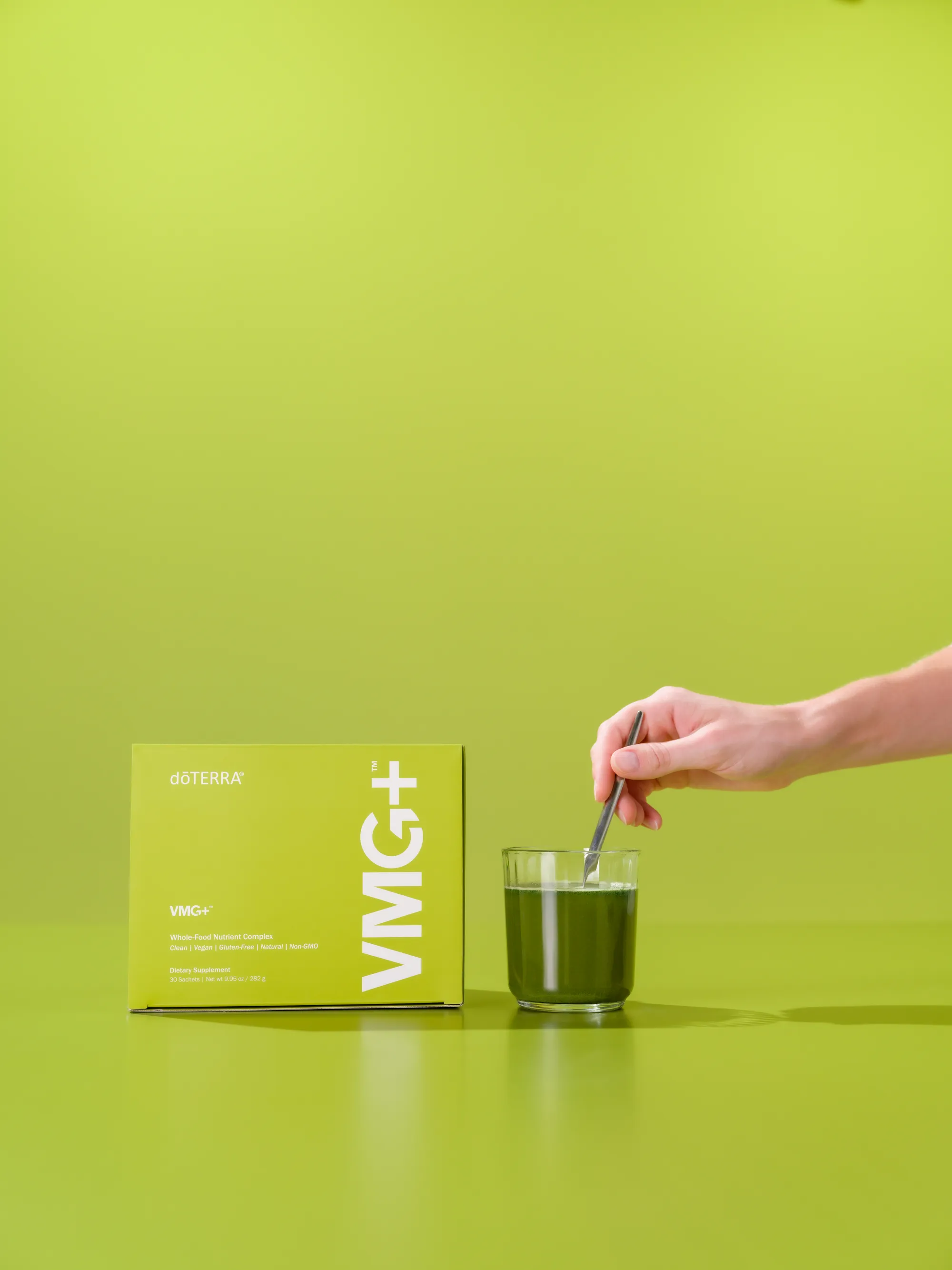 A morning glass of VMG+